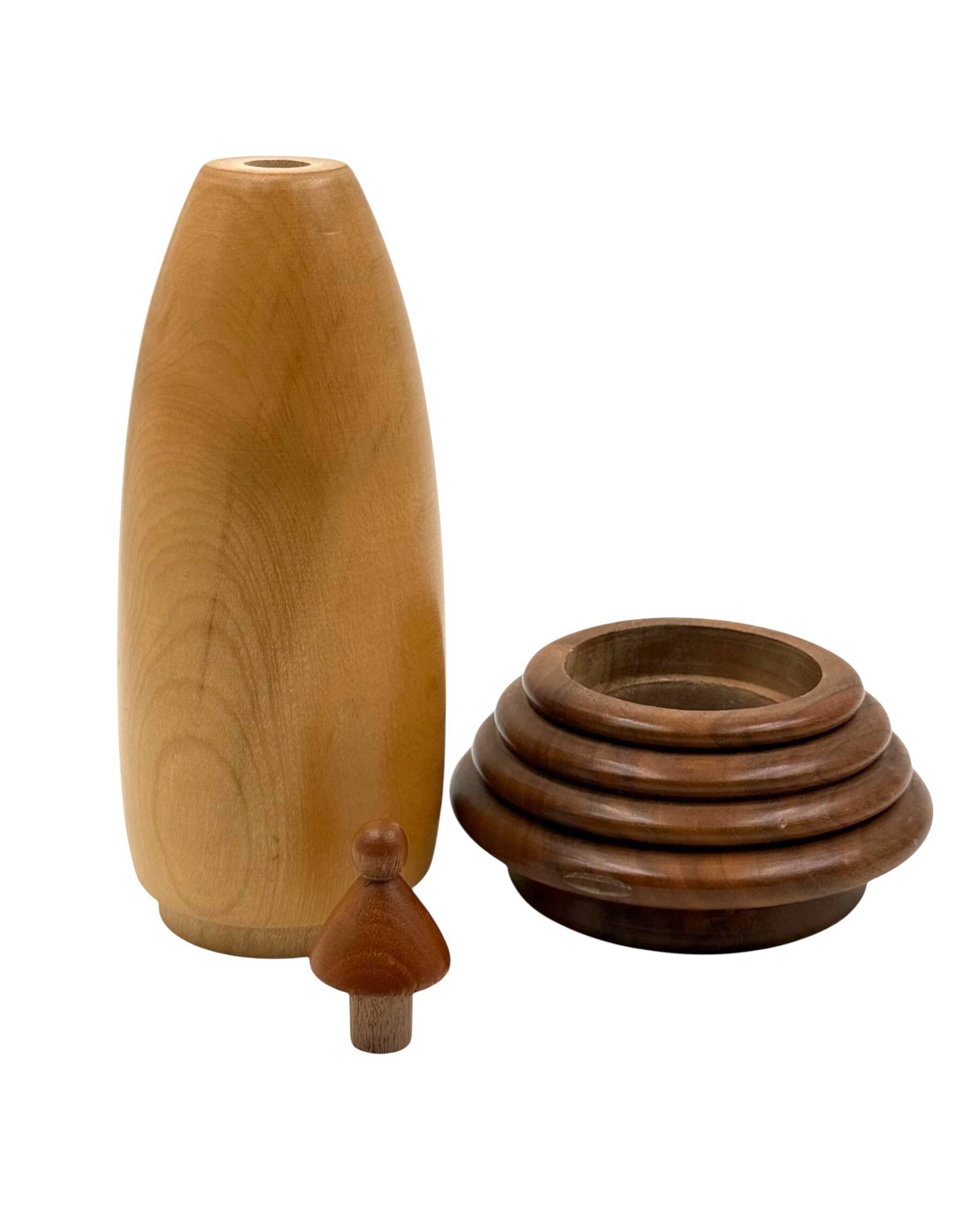 Ugo La Pietra, Lim. ed. Wood Decorative Box, Evoca by Morelato Italy 1990