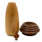 Ugo La Pietra, Lim. ed. Wood Decorative Box, Evoca by Morelato Italy 1990