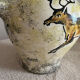 Vintage French Studio Ceramic Pitcher by Ghila – Lascaux Cave Art Styl