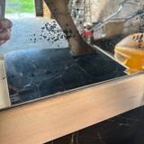Parisian Art Deco sideboard in natural wood