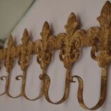 Coatrack with lily flowers