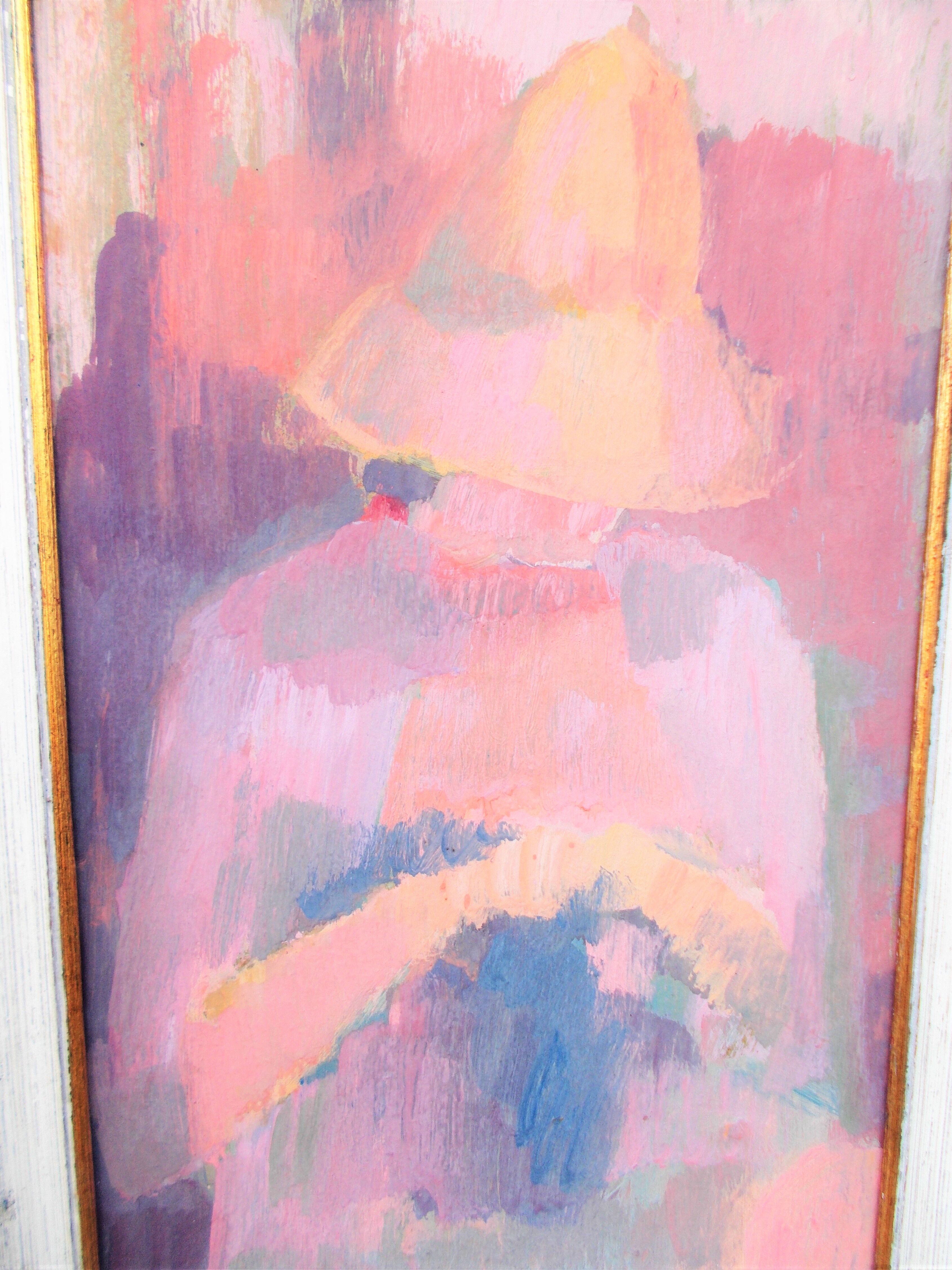 Claude Bourianes Painting table 1961 Aude Port la Nouvelle