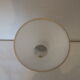 Vase glass frosted deco floral