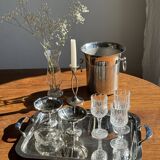 Small flared champagne bucket with 2 loops H20.5