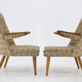 Paire de fauteuils des années 1960, Tchécoslovaquie