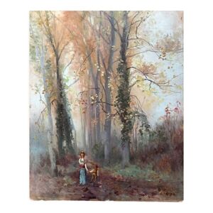 Peinture sur carton de - georges