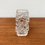 Brutalist Bubble Glass Vase by Josef Schott for Smalandshyttan, Mid-Century Swedish, 1960s