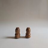 Salière et poivrier en bois