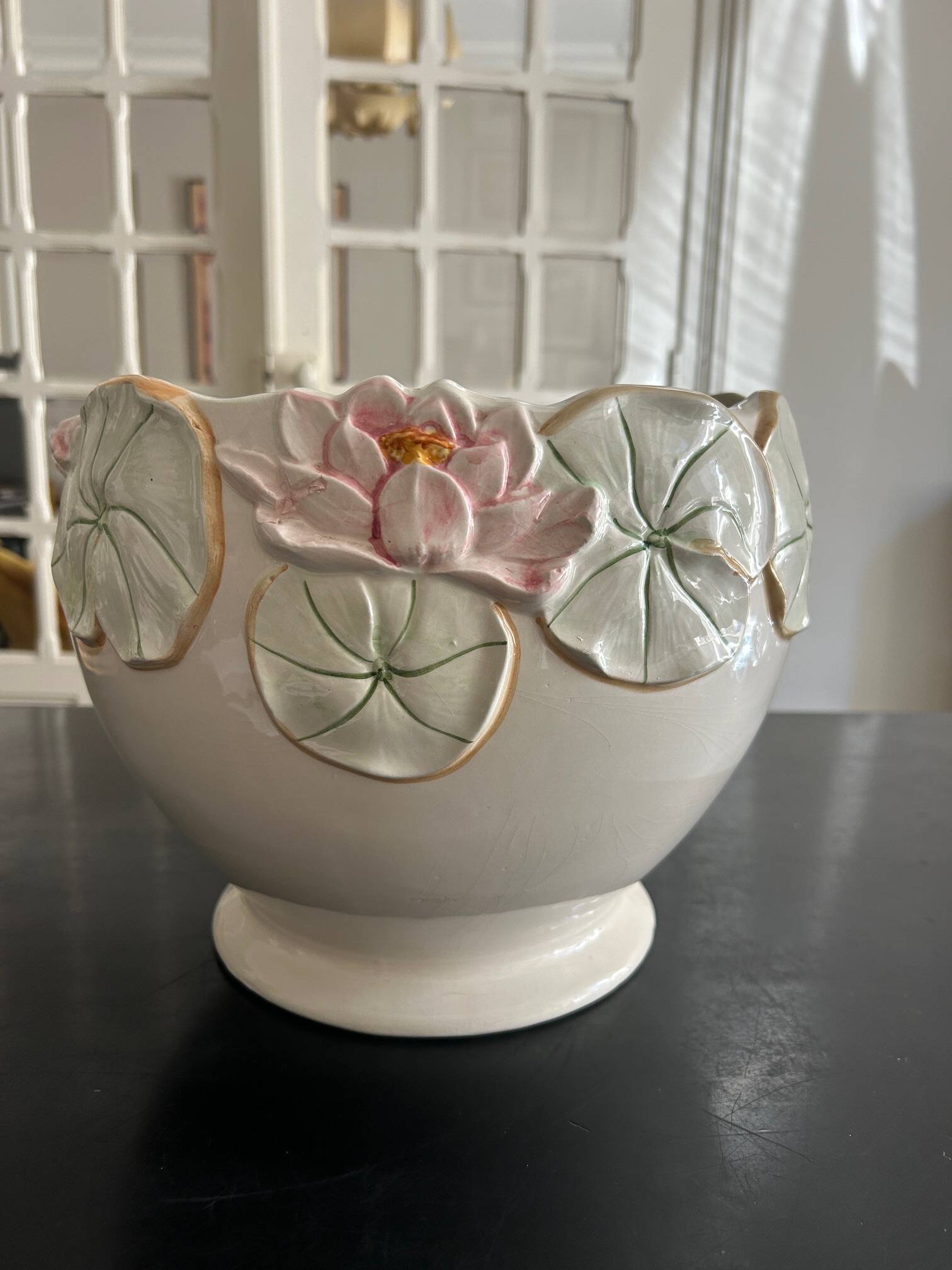 large vintage flowerpot