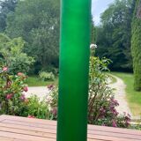 Green glass vase