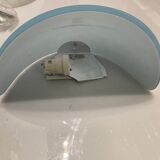 Appliques en verre de Murano bleu clair, années 1970, ensemble de 2