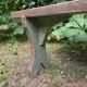 Old patinated farmhouse bench