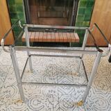 Convertible vintage rolling serving cart