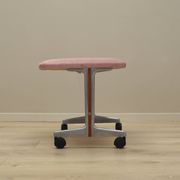 Repose-pieds danois rose, années 1960