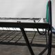 Metal bed  scoubidous green metal