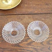 Paire de Bougeoirs Louis Philippe en laiton 1900s