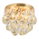 Small Murano glass ceiling pendant in the shape of a drop by C.Palme, Germany, 1970s.