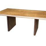 Vintage executive desk - large desk wenge 70s design