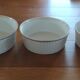 Set of 3 Limoges porcelain bowls