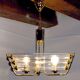 Tubular Venini chandelier, Murano glass, 1970, Italy