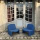 Pair of "Alki" armchairs by Giancarlo Piretti, Castelli edition, distributed by Artifot, circa 1970