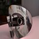 70s Chrome Wall Light