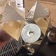 Vintage Space Age Chrome Metal Suspension Chandelier Sciolari