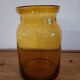 Amber glass vases