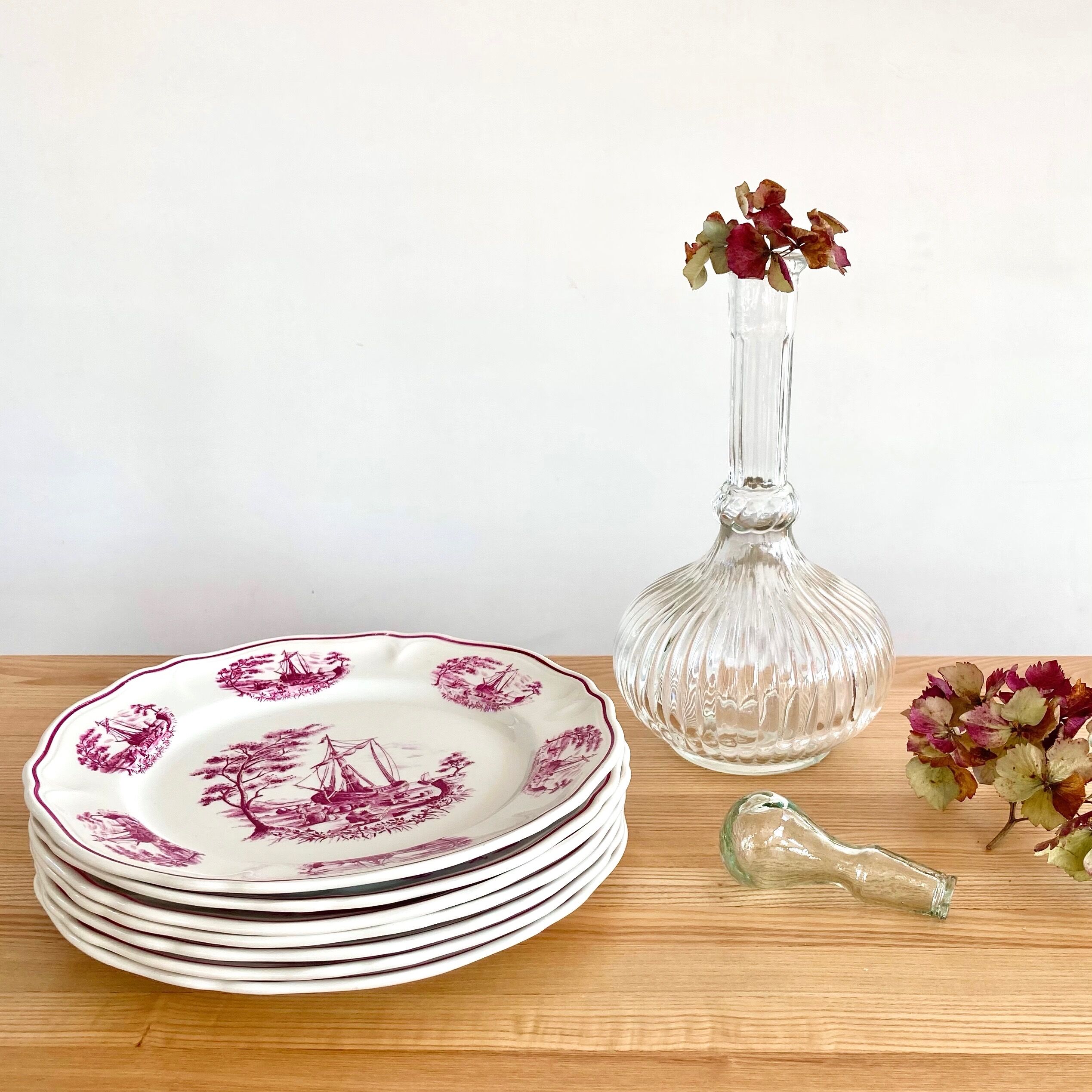 7 plates Orchies Moulin des Wolves