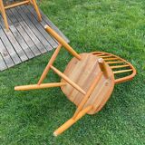 4 Scandinavian chairs in light wood