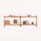 Danish mid-century upcycled teak shelving unit.