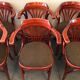 8 fauteuils bistrot anciens