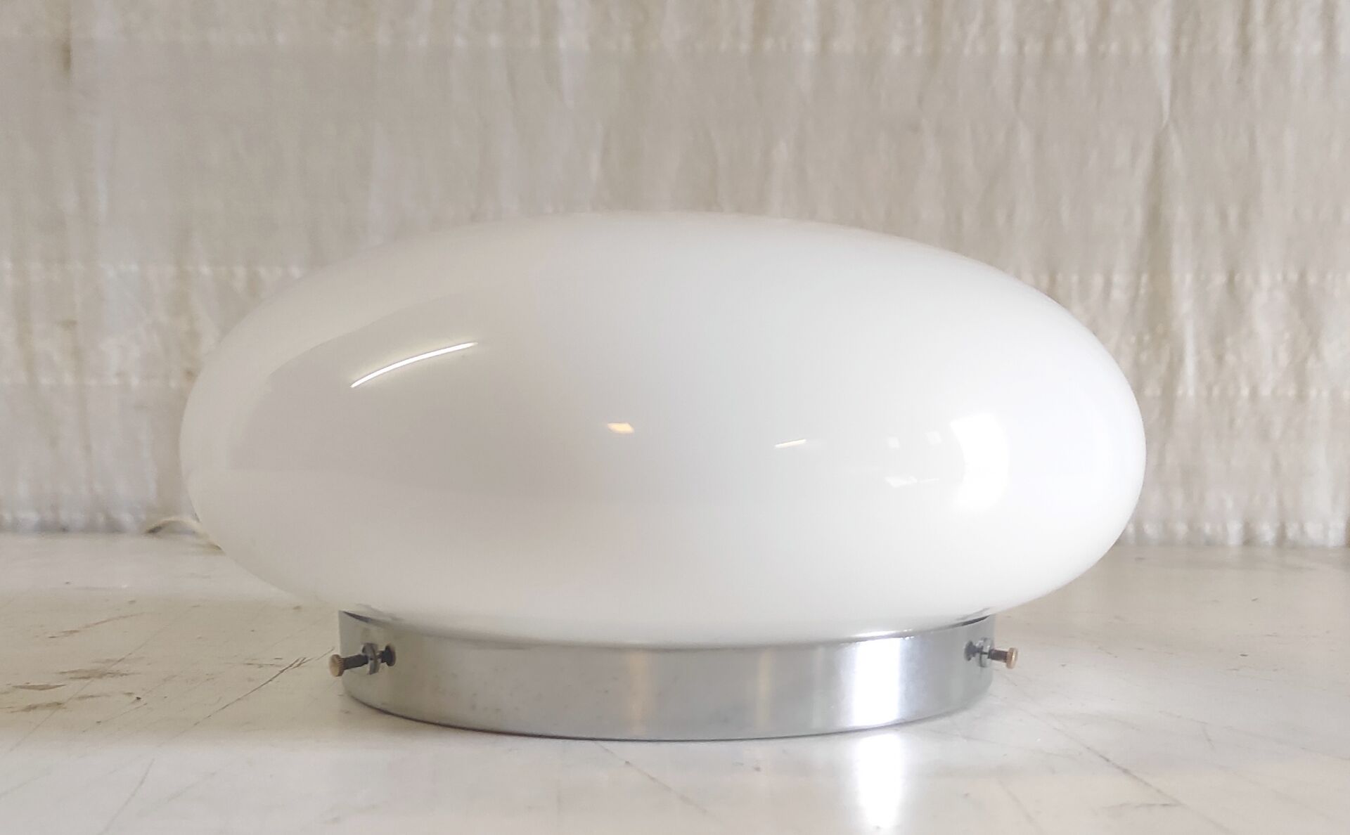 Ceiling light or opaline globe wall light - mid 20th century.
