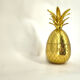 Vintage brass pineapple ice bucket, 1970s
