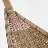 Bamboo and wicker seat