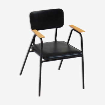 Chaise de bureau M-chair par Pierre Guariche - Meurop, années 1960