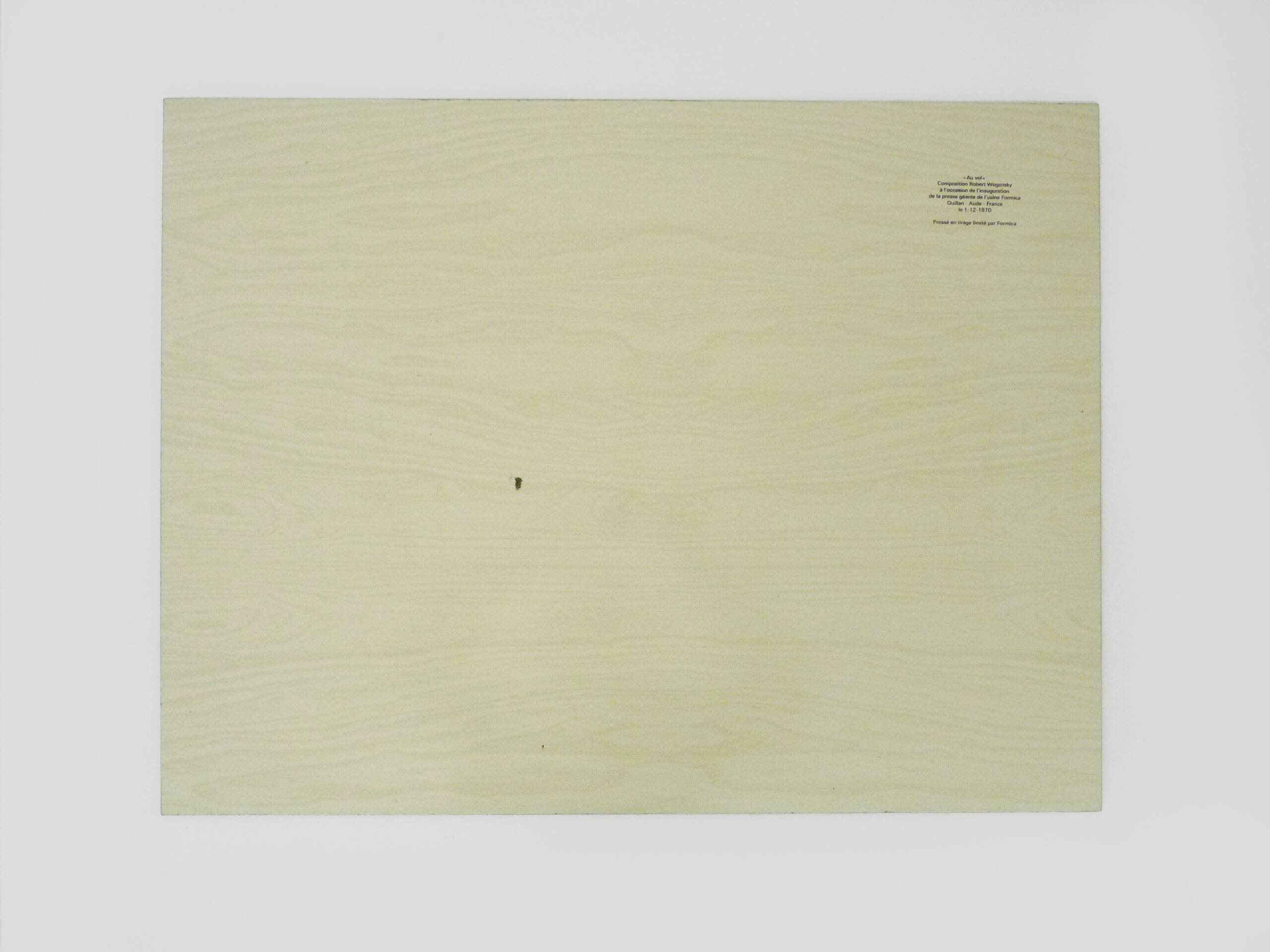 Robert wogensky (1919-2019) - on the fly. limited edition pressed painting