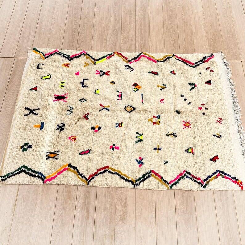 Handmade Beni Ourain rug, 150/250 cm