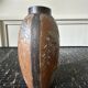 Vase en laiton émaillé