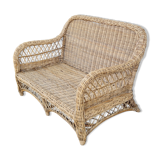 Rattan and wicker sofa 1960