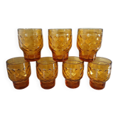 7 verres à eau vintage "Pernod S.A."