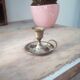 Vintage candlestick in brass cellar rat
