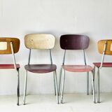 Chaises d'école Bistro, lot de 4