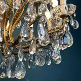 Large crystal chandelier, Italy, 1950s