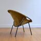 Circle armchair by Lusch Erzeugnis 1960 vintage