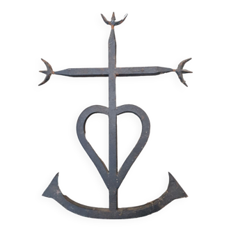 Croix de Camargue en fonte
