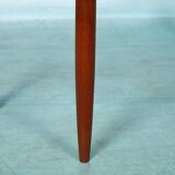 Vintage coffee table glass teak brass, mid-century coffee table.