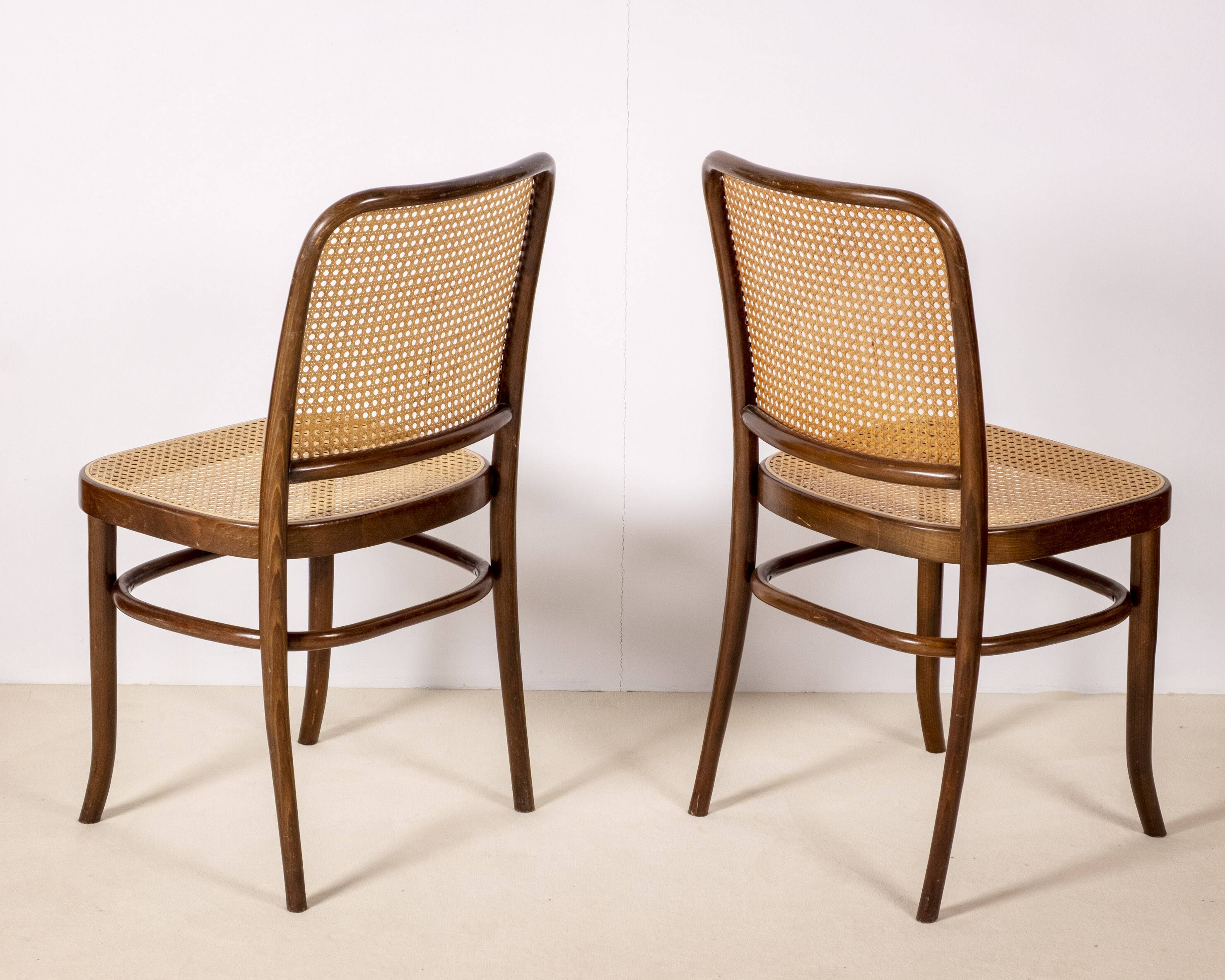2x Josef Hoffmann dining chair Model 811