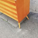 Vintage shoe cabinet compass feet