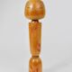 Decorative Kokeshi doll sculpture by Sadao Kishi from Japan, hand-painted.